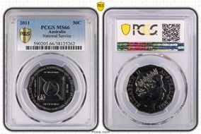 2011 50C National Service MS66