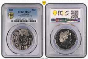 2003 50C Volunteers Cu-Ni MS67