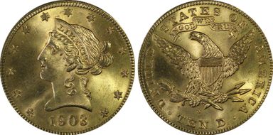 1903-S $10 MS66+