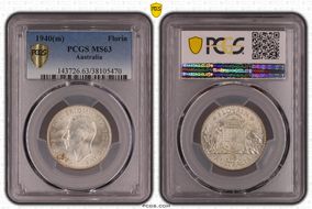 1940(m) Florin KM-40  Ag MS63
