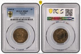 1999-B $1 Anzac MS65