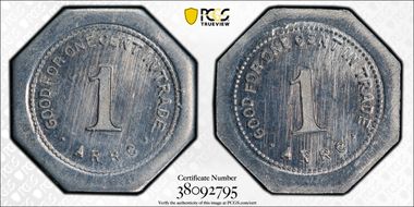 (1935-1936) 1C Alaska RRC Bingle MS63