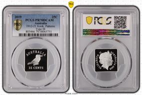 2019 25C 1912-21 Kook. Patterns Type III PR70DCAM