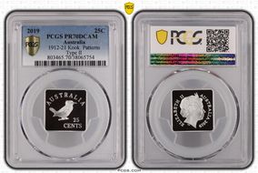 2019 25C 1912-21 Kook. Patterns Type II PR70DCAM