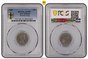 1965 6D Broken wing AU55