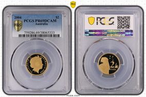 2004 $2 PR69DCAM