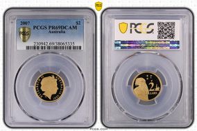 2007 $2 PR69DCAM