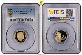 2015 $2 PR69DCAM