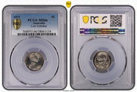 1972 5C Low Echidna MS66