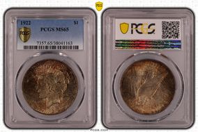 1922 $1 MS65