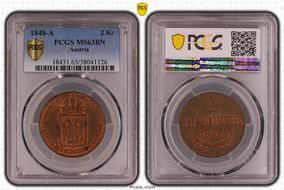 1848-A 2 Kr KM-2188 MS63BN