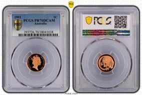 1991 1C PR70DCAM