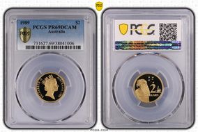 1989 $2 PR69DCAM