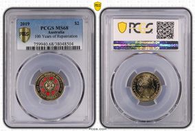 2019 $2 100 Years of Repatriation Colorized MS68