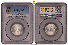 1916 1 Fr Gad-467 F-217 MS65