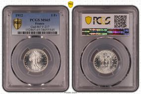 1912 1 Fr Gad-467 F-217 MS65