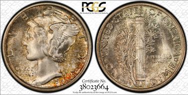 1945-S 10C Micro S MS67+ FB