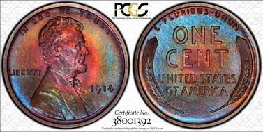 1914 1C PR66+ BN