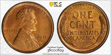 1914-S 1C MS65RD