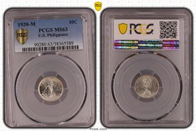 1938-M 10C MS63