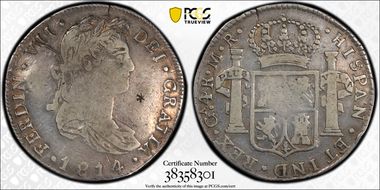 1814-Ga MR 4 R Ga4.4.4 Lg Bust Crown A N1
