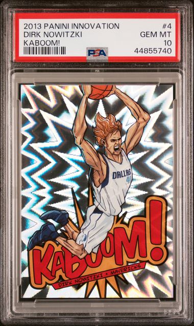2013 Panini #4 Dirk Nowitzki front