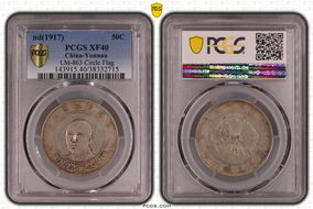 (1917) 50C LM-863 Circle Flag XF40