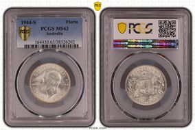1944-S Florin KM-40  Ag MS63
