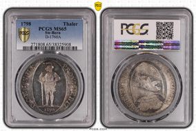 1798 Thaler D-1760A MS65