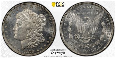 1878 8TF $1 MS62