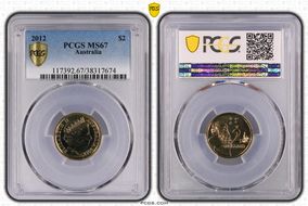 2012 $2 MS67