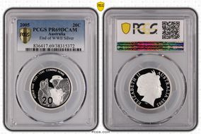 2005 20C End of WWII Silver PR69DCAM