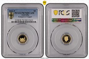 2004-P $5 Kangaroo-Nugget PR70DCAM