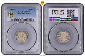 1896-A 50 Pfg J-15 MS66