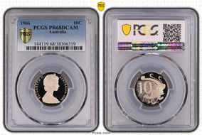 1966 10C PR68DCAM