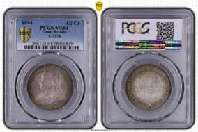 1894 1/2 Cr S-3938 MS64