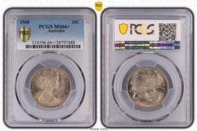 1968 20C MS66+