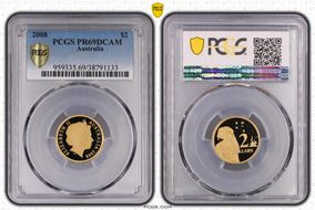 2008 $2 PR69DCAM