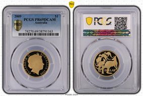 2009 $1 PR69DCAM