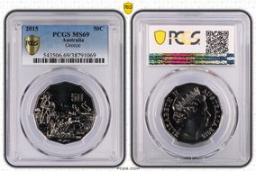 2015 50C Greece MS69