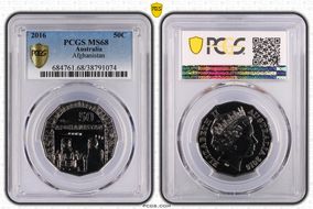 2016 50C Afghanistan MS68