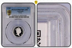 1988 $2 Silver PR67DCAM