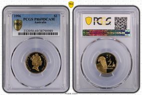 1996 $2 PR69DCAM