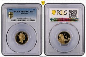 1996 $2 PR69DCAM