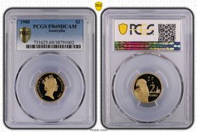 1988 $2 PR69DCAM