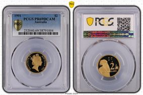 1991 $2 PR69DCAM