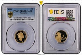 1991 $2 PR69DCAM