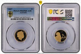2007 $2 PR69DCAM