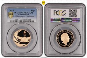 2016 50p S-H38 Olympics - Swimmer PR70DCAM
