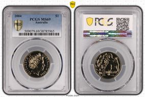 2004 $1 MS69